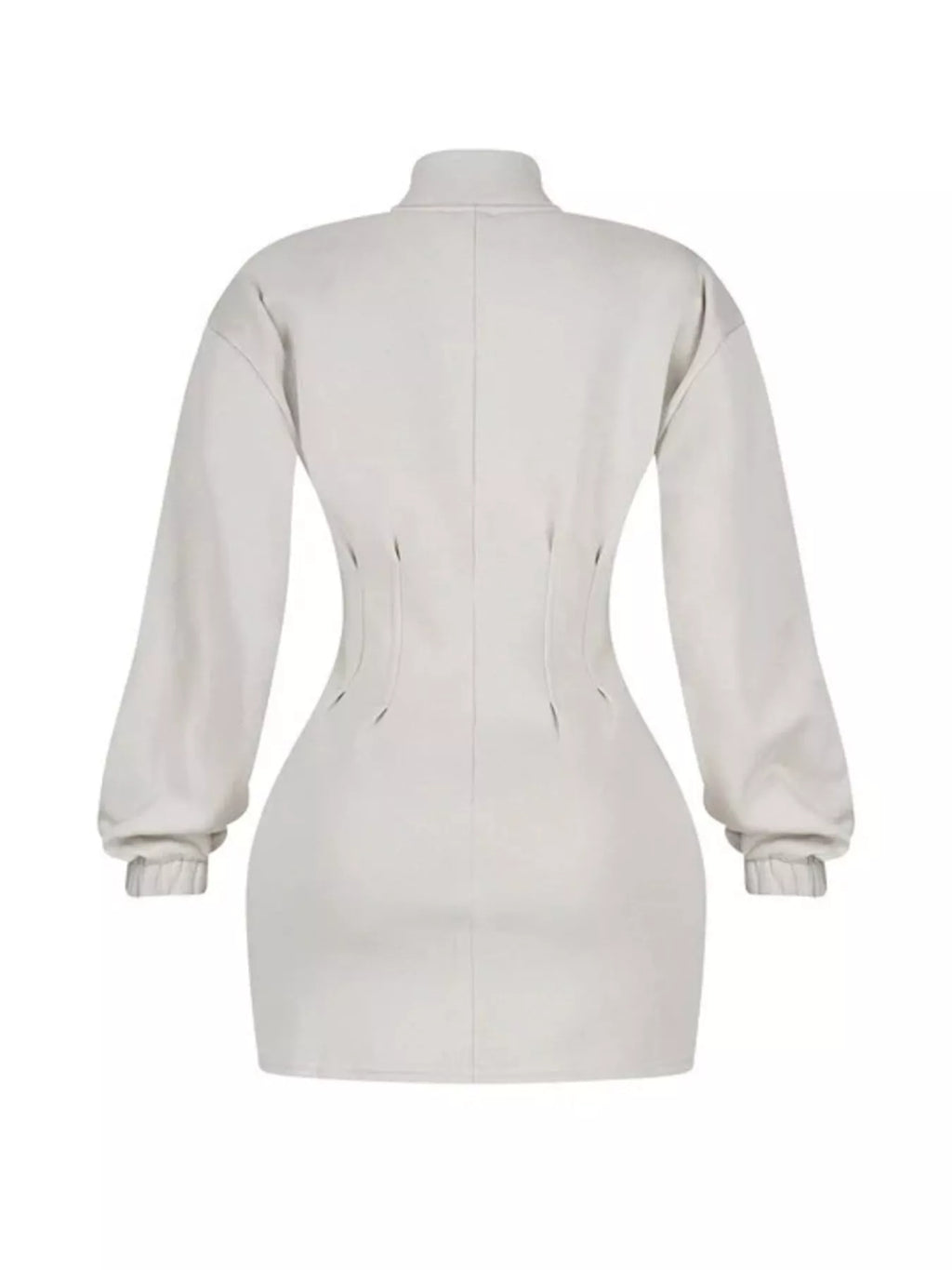 Lara · vestido corto de algodón con cremallera — vista 10