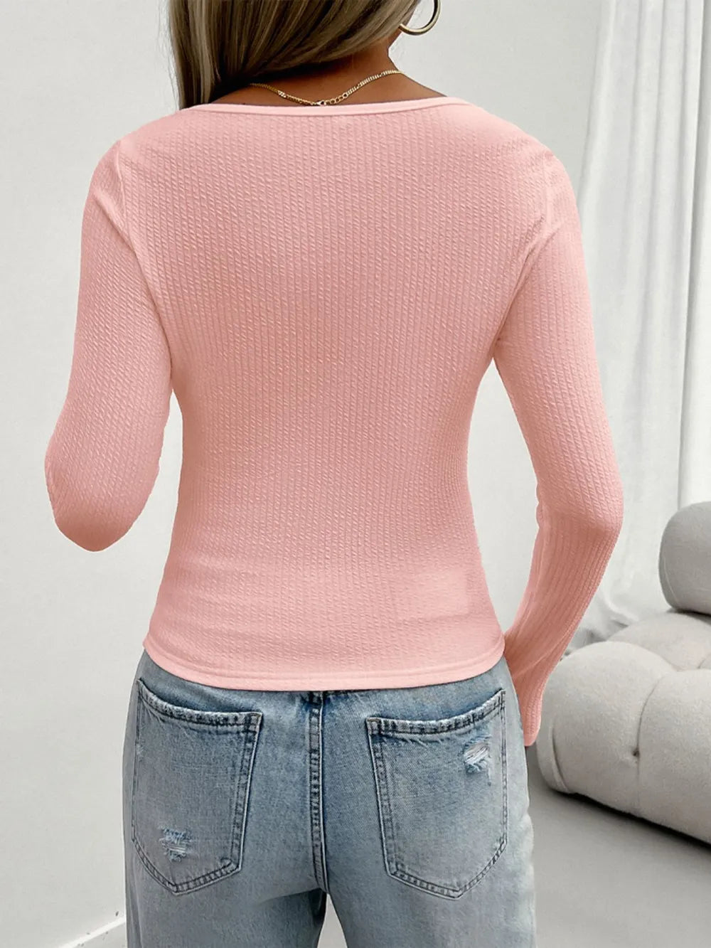 Uma · camiseta de manga larga con encaje — vista 16
