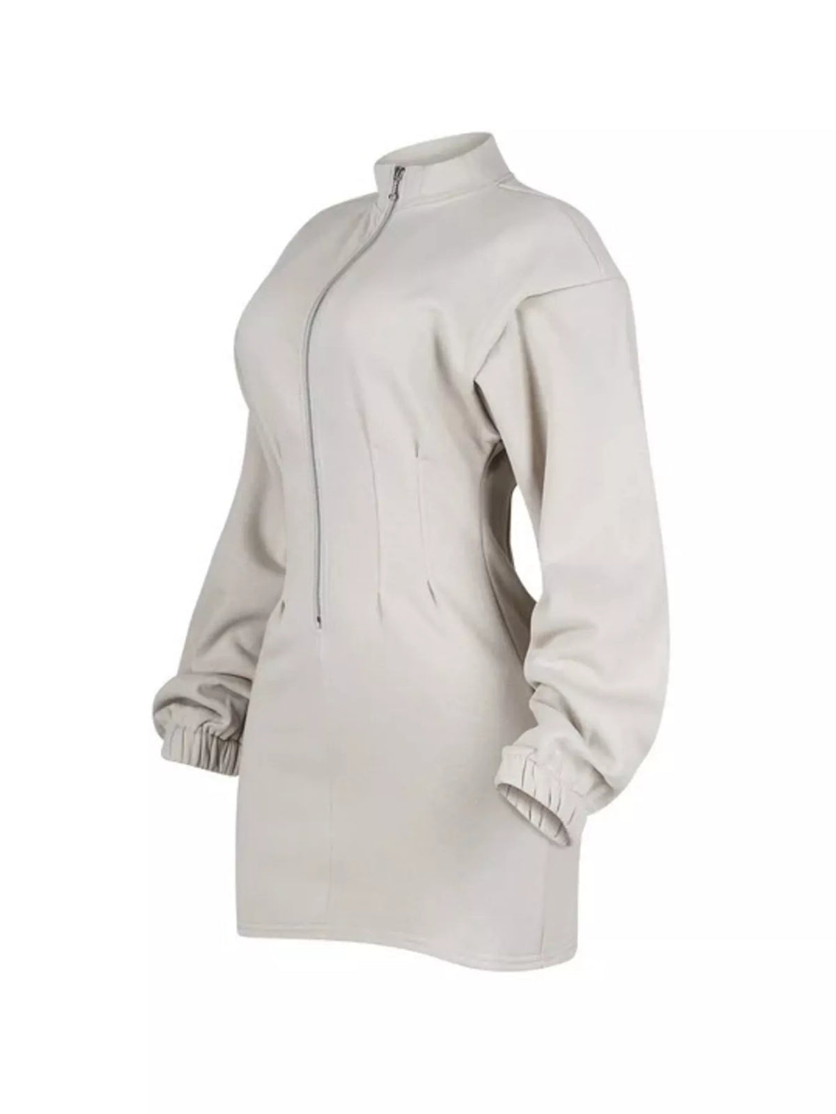 Lara · vestido corto de algodón con cremallera — vista 9
