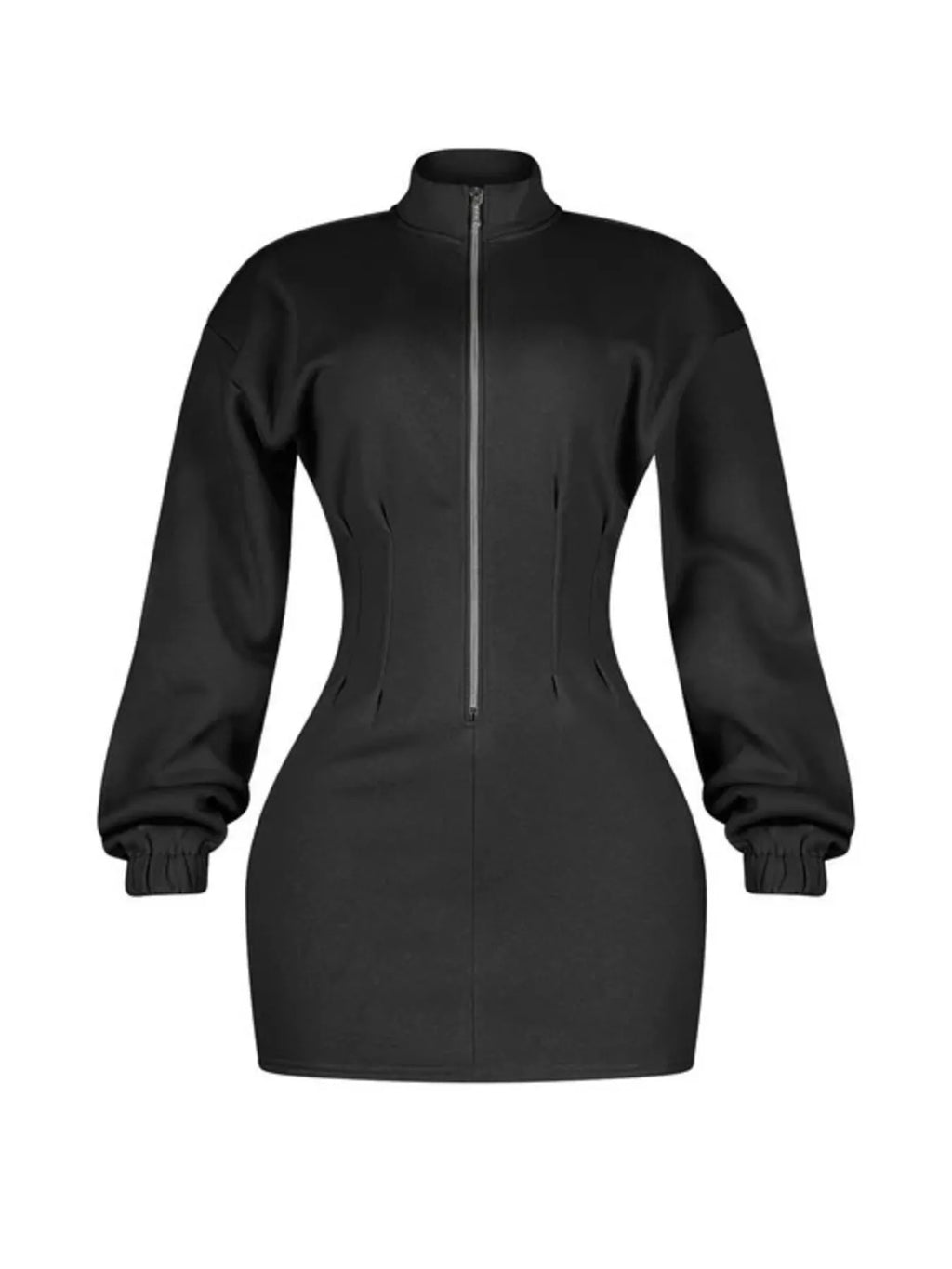 Lara · vestido corto de algodón con cremallera — vista 12